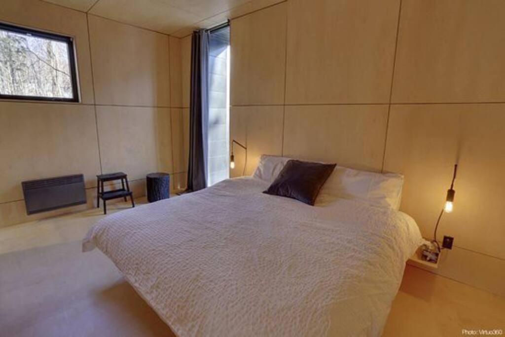 הוילה Cabin Sutton 252 - En Harmonie Avec La Nature! מראה חיצוני תמונה