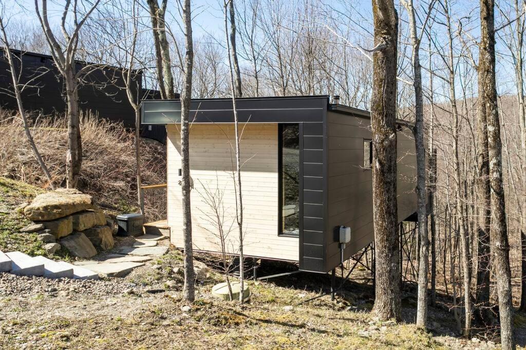 הוילה Cabin Sutton 252 - En Harmonie Avec La Nature! מראה חיצוני תמונה